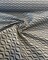 1 Yard Infinity Ink Black Gray Outdoor Chenille Upholstery Fabric Durable and Stylish